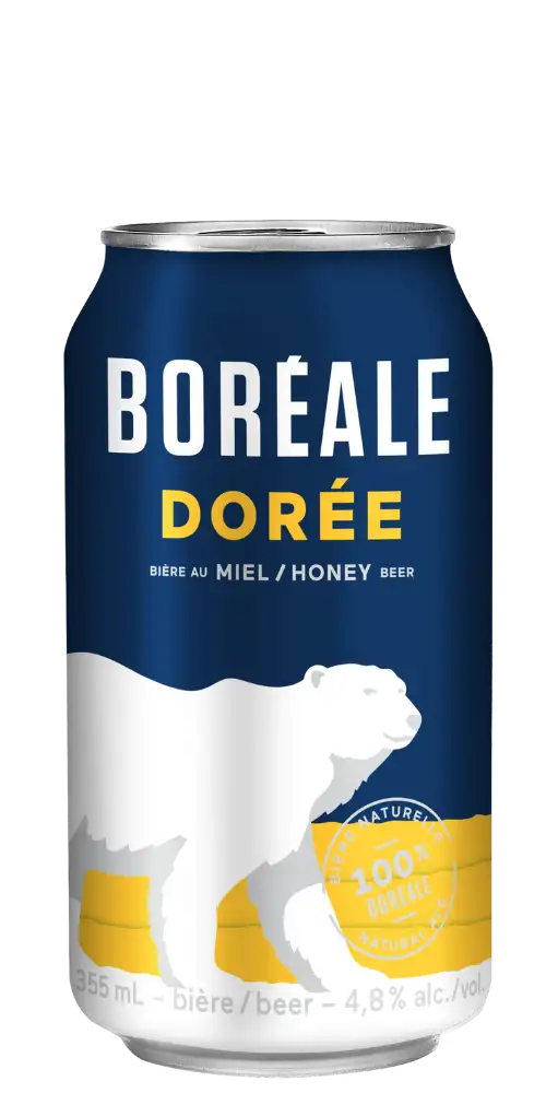 Bière Boréale DORÉE 355ml.