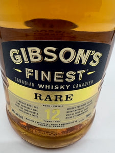 "RARE" Gibson's Finest 12 ans Whisky Canadien