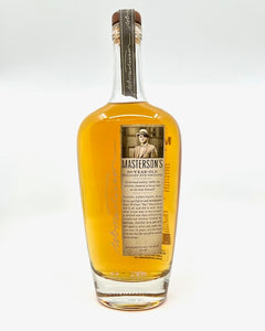 Masterson's straight Rye Whiskey 10 ans