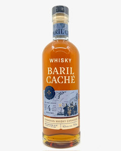Baril Caché Whisky canadien 4 grains 750ml.